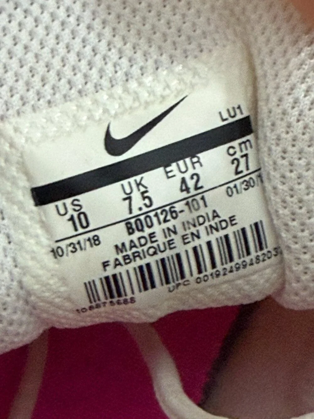 Nike women’s size
